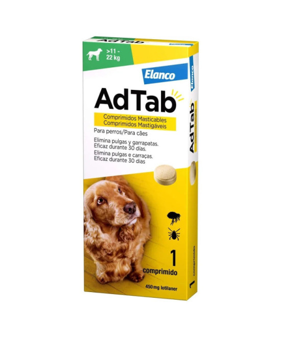 ADTAB 450 MG 1 COMP MASTICABLE PERROS 11-22 KG